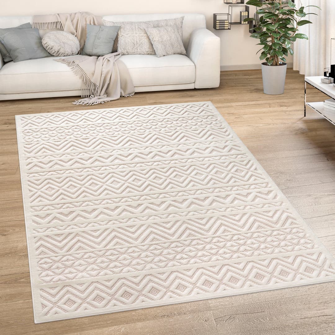 Paco Home Teppich Livorno 673 | Beige