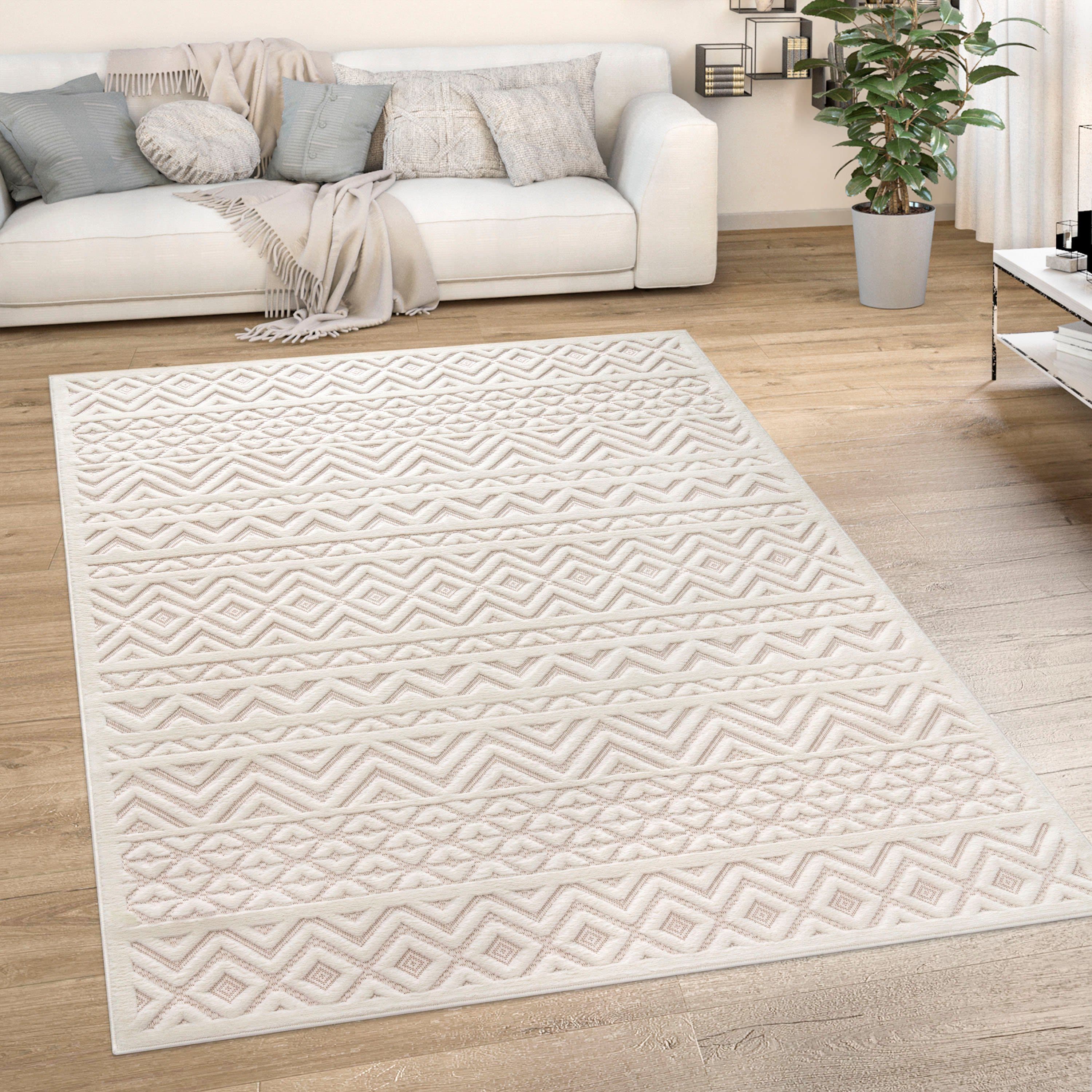 Paco Home Teppich Livorno 673 | Beige