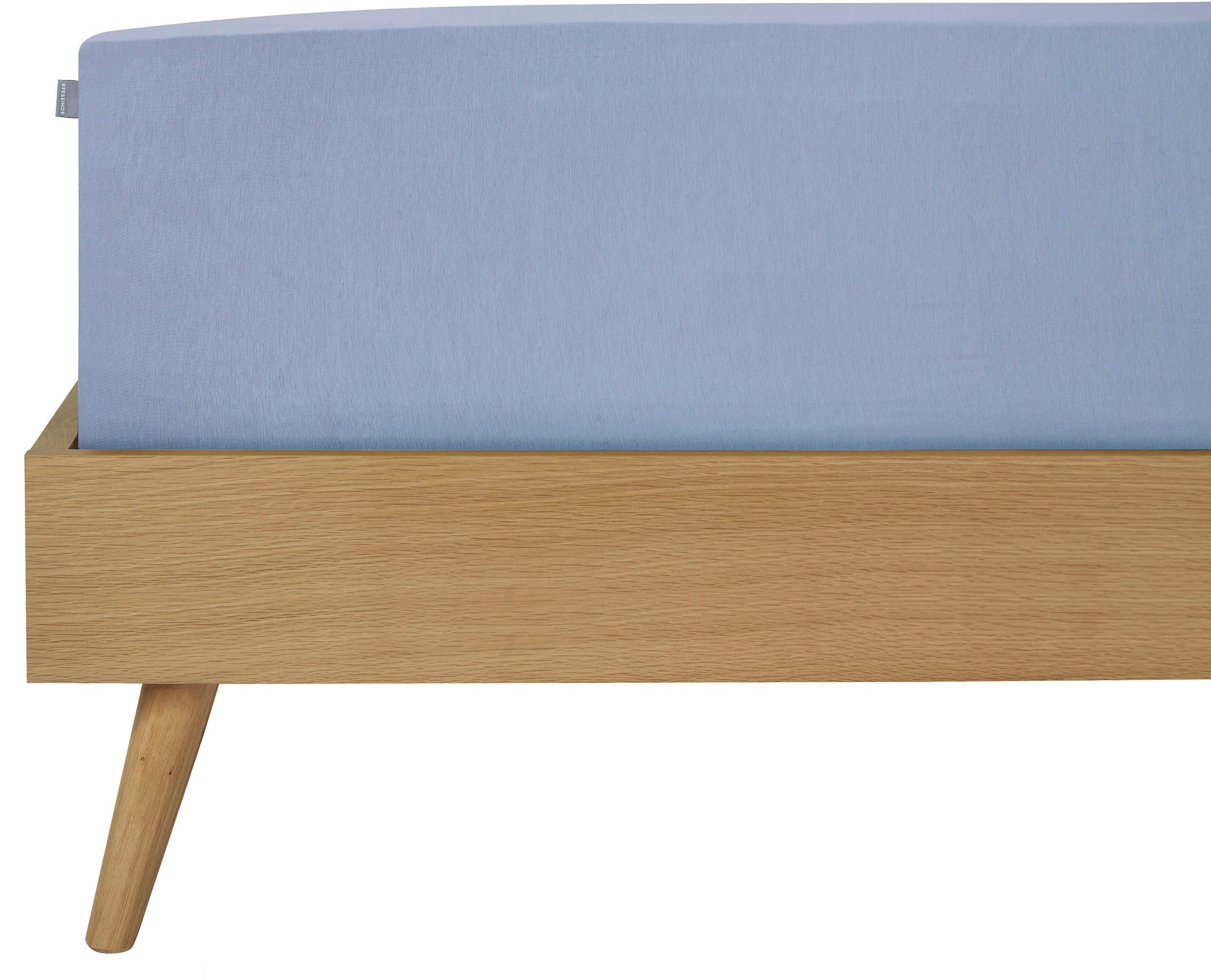 Schiesser Spannbettlaken Jessi | Blau