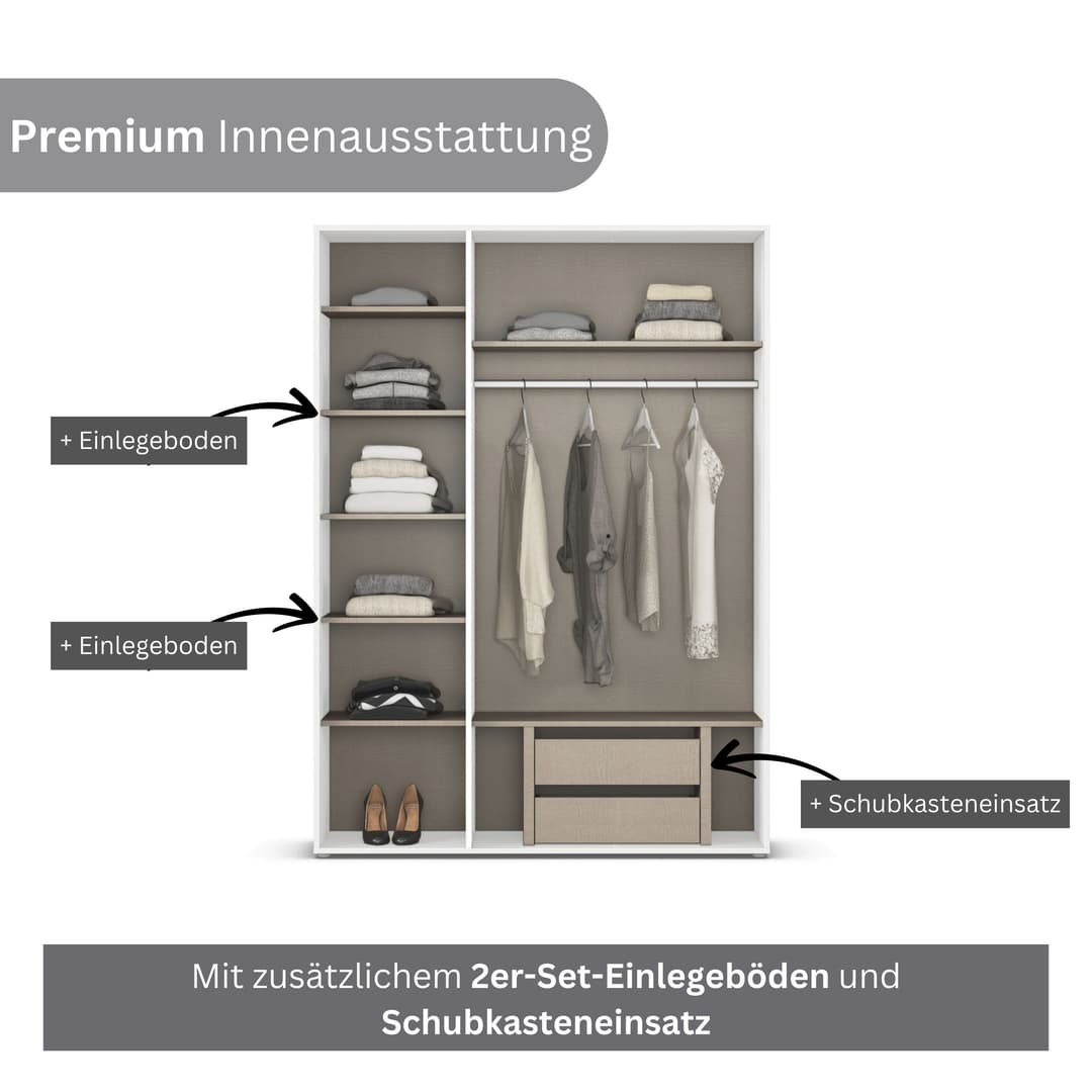 rauch NABILA Kleiderschrank | Weiß