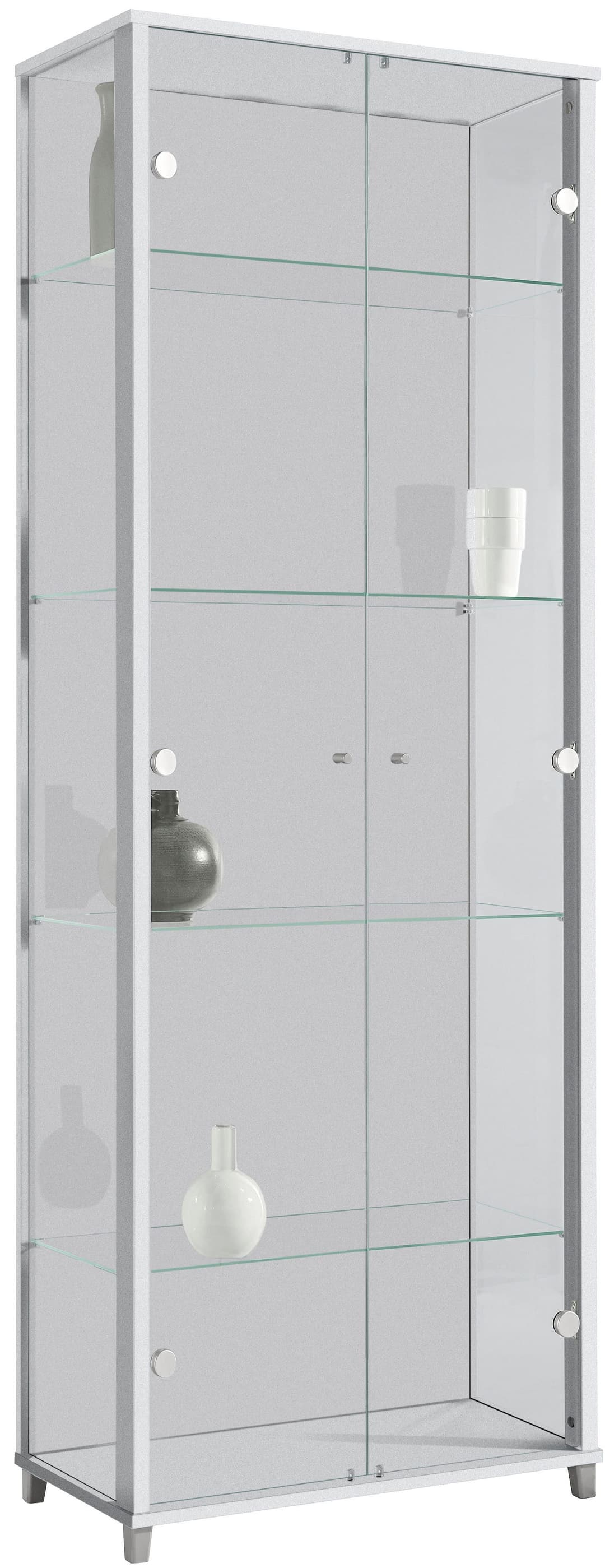 fif möbel Vitrine OPTIMA | Silber