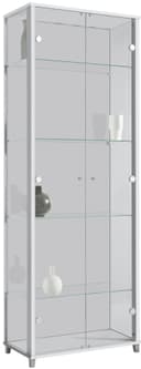 fif möbel Vitrine OPTIMA | Silber