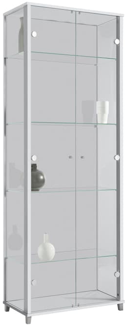 fif möbel Vitrine OPTIMA | Silber