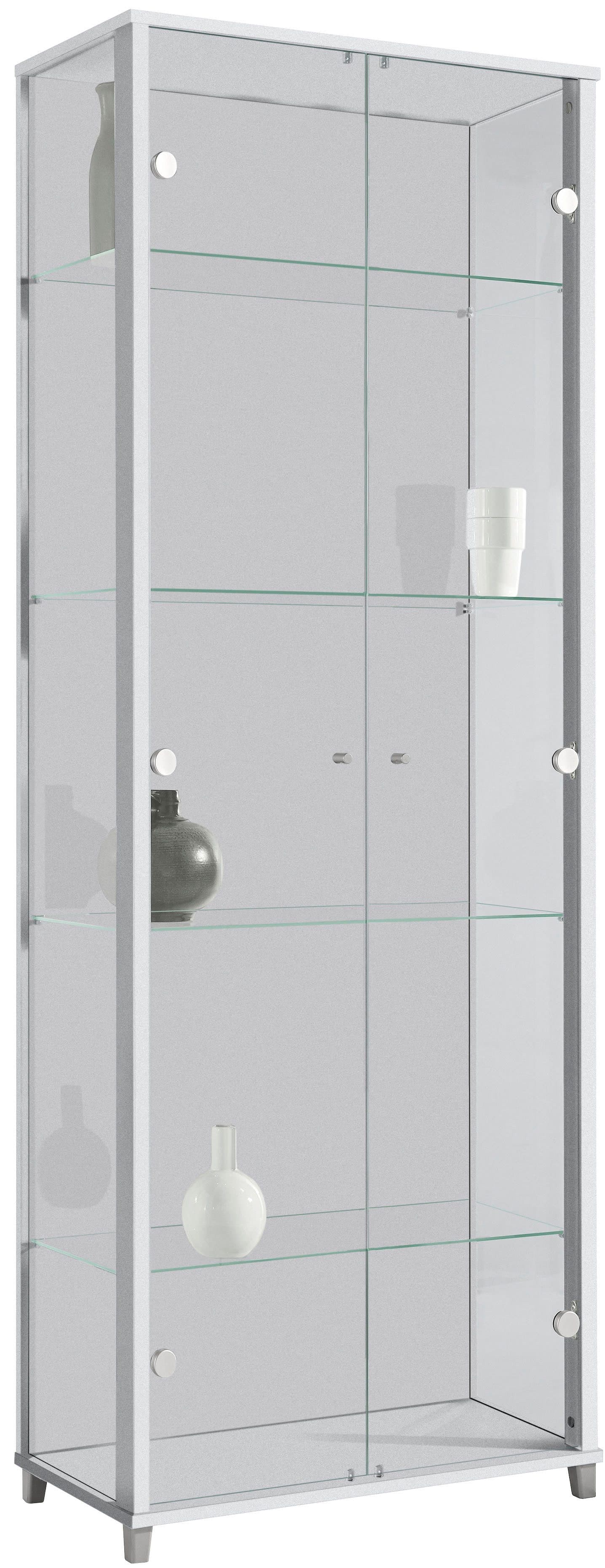 fif möbel Vitrine OPTIMA | Silber