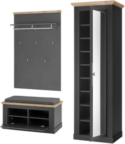 OTTO home Garderoben-Set WESTMINSTER | Grau