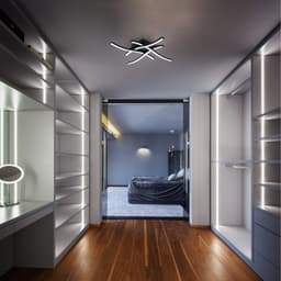 B.K.Licht LED Deckenleuchte BKL1431 | Schwarz