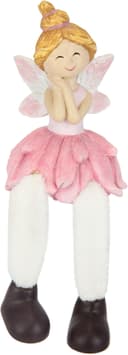 I.GE.A. Dekofigur Elfen, 3er Set Kantenhocker | Rosa 2