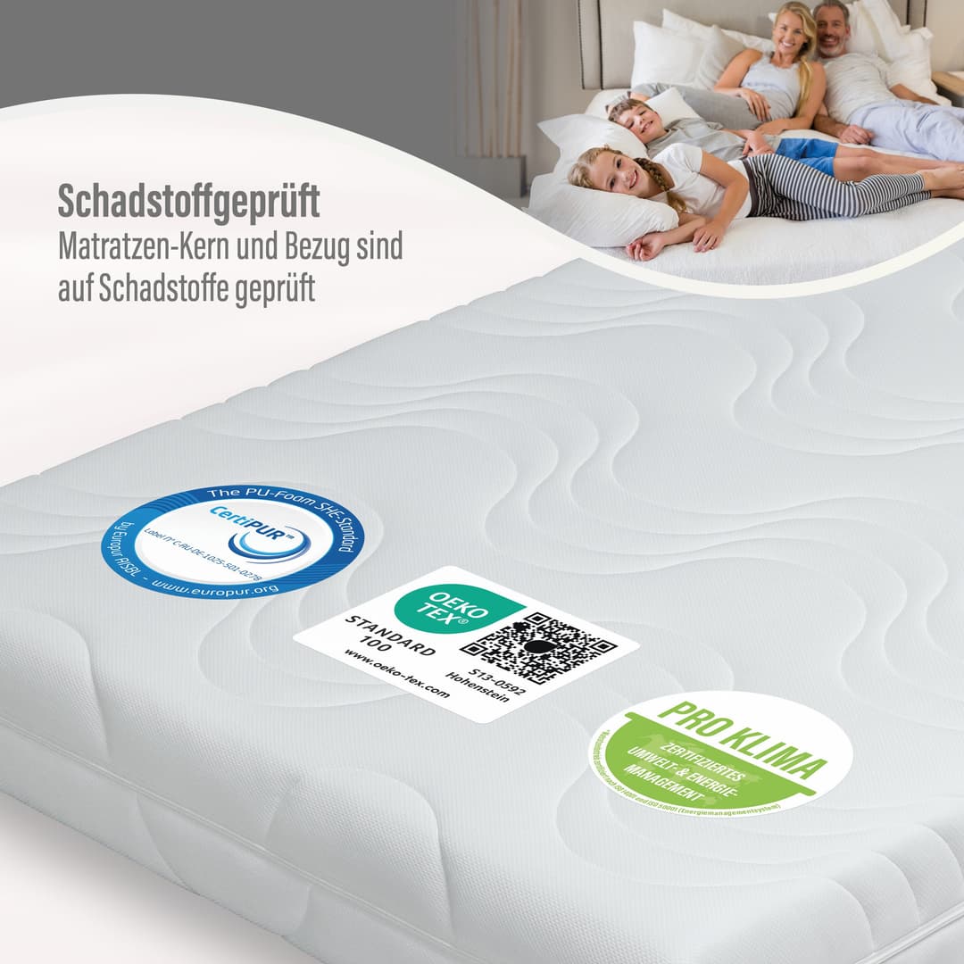 Komfortschaummatratze Marissa | Weiß