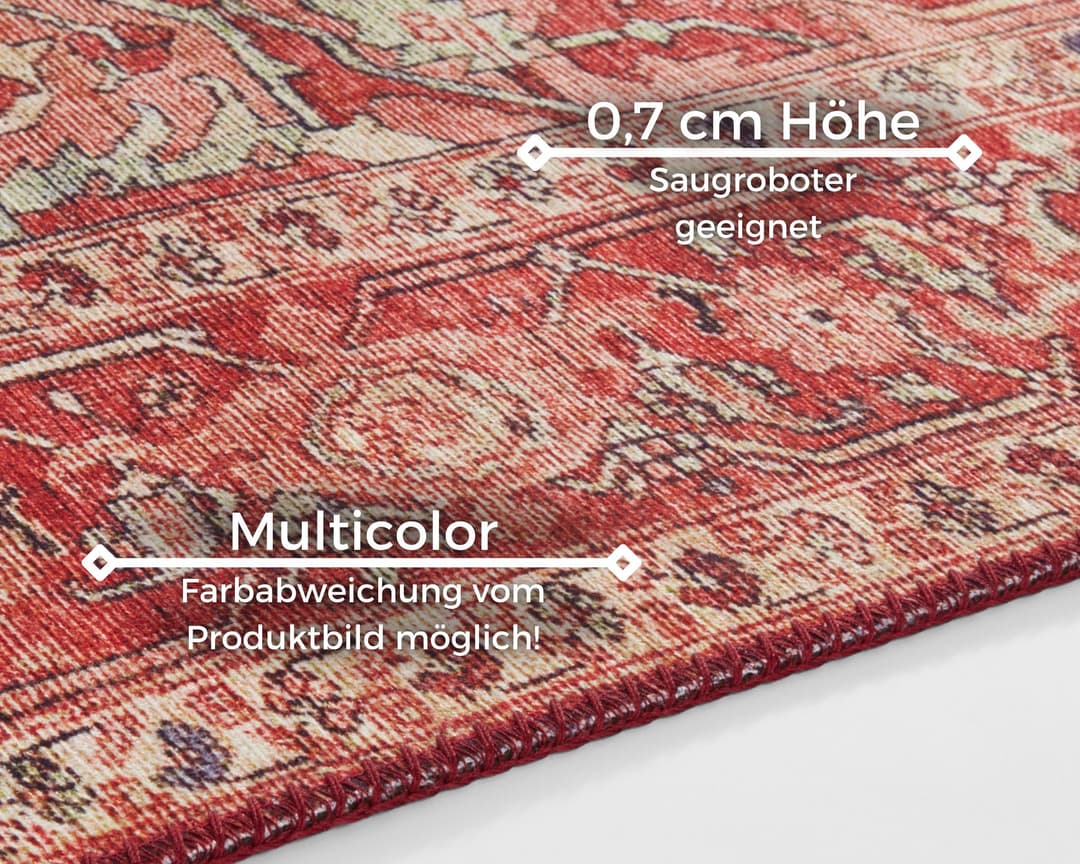 HANSE Home Teppich Leta | Rot
