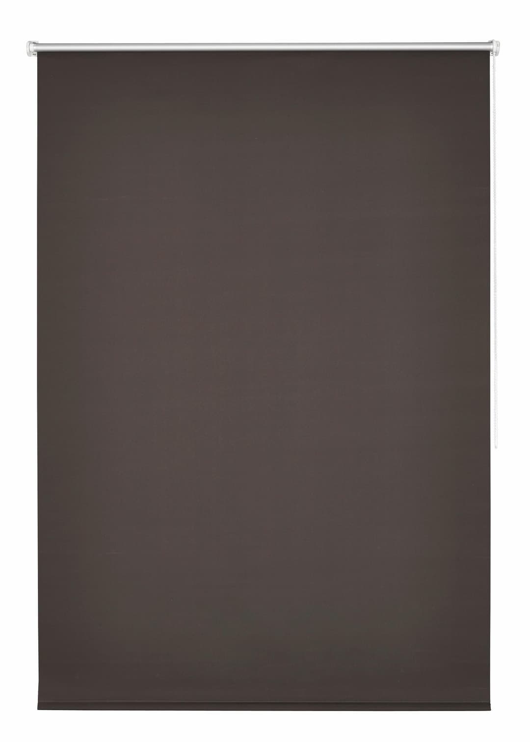 Seitenzugrollo Thermo Klemmfix-Rollo | Braun
