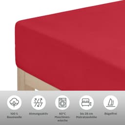 OTTO home Spannbettlaken | Rot