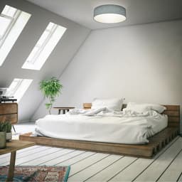 B.K.Licht LED Deckenleuchte | Grau