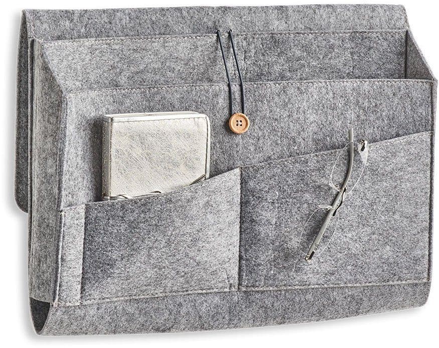 Zeller Present Aufbewahrungstasche Couch-Organizer | Grau