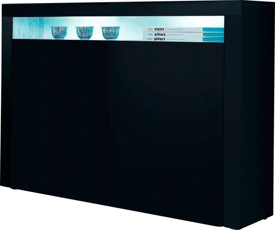 borchardt Möbel Highboard Santa Fe | Schwarz