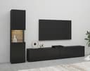 Home affaire Wohnwand Ava | Schwarz 5