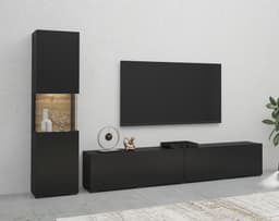 Home affaire Wohnwand Ava | Schwarz