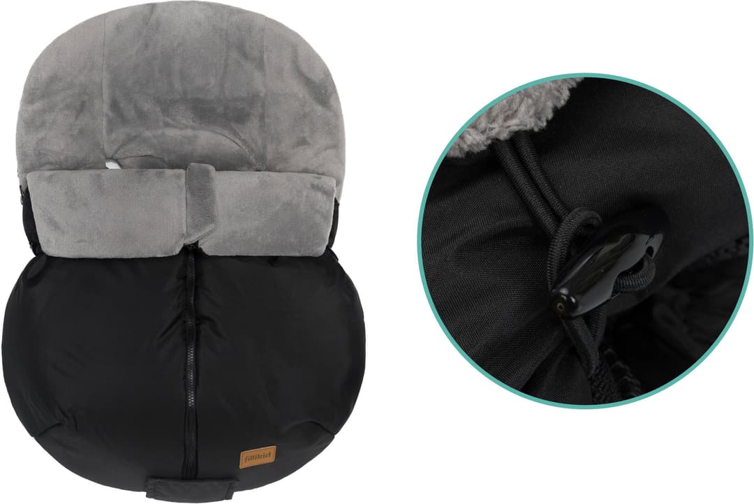 Fillikid Fußsack Sella | Schwarz