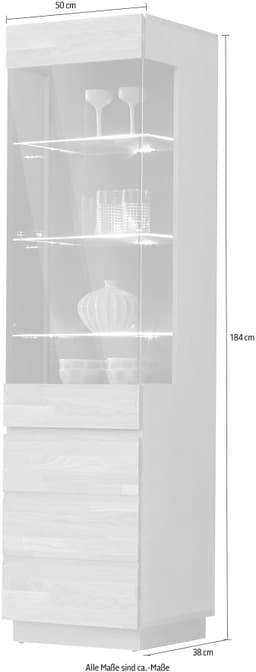 Home affaire Vitrine | Holztöne