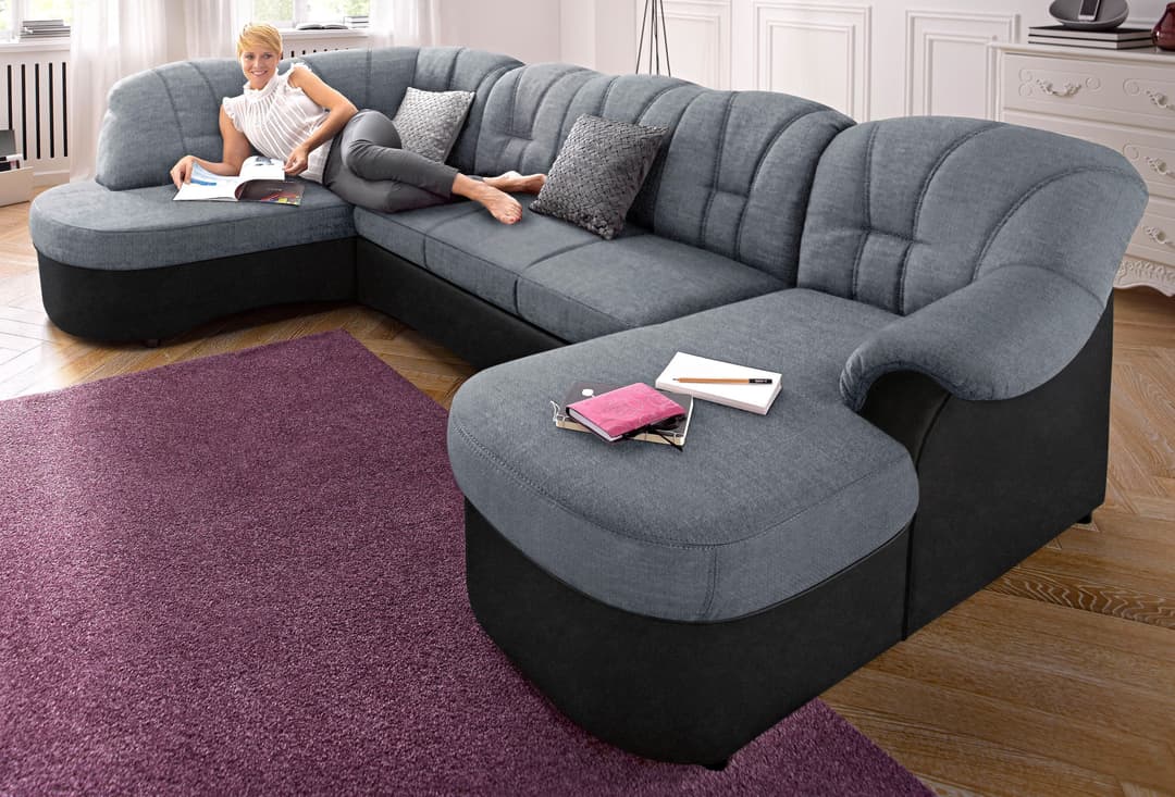 DOMO collection Wohnlandschaft Flores | Mehrfarbig
