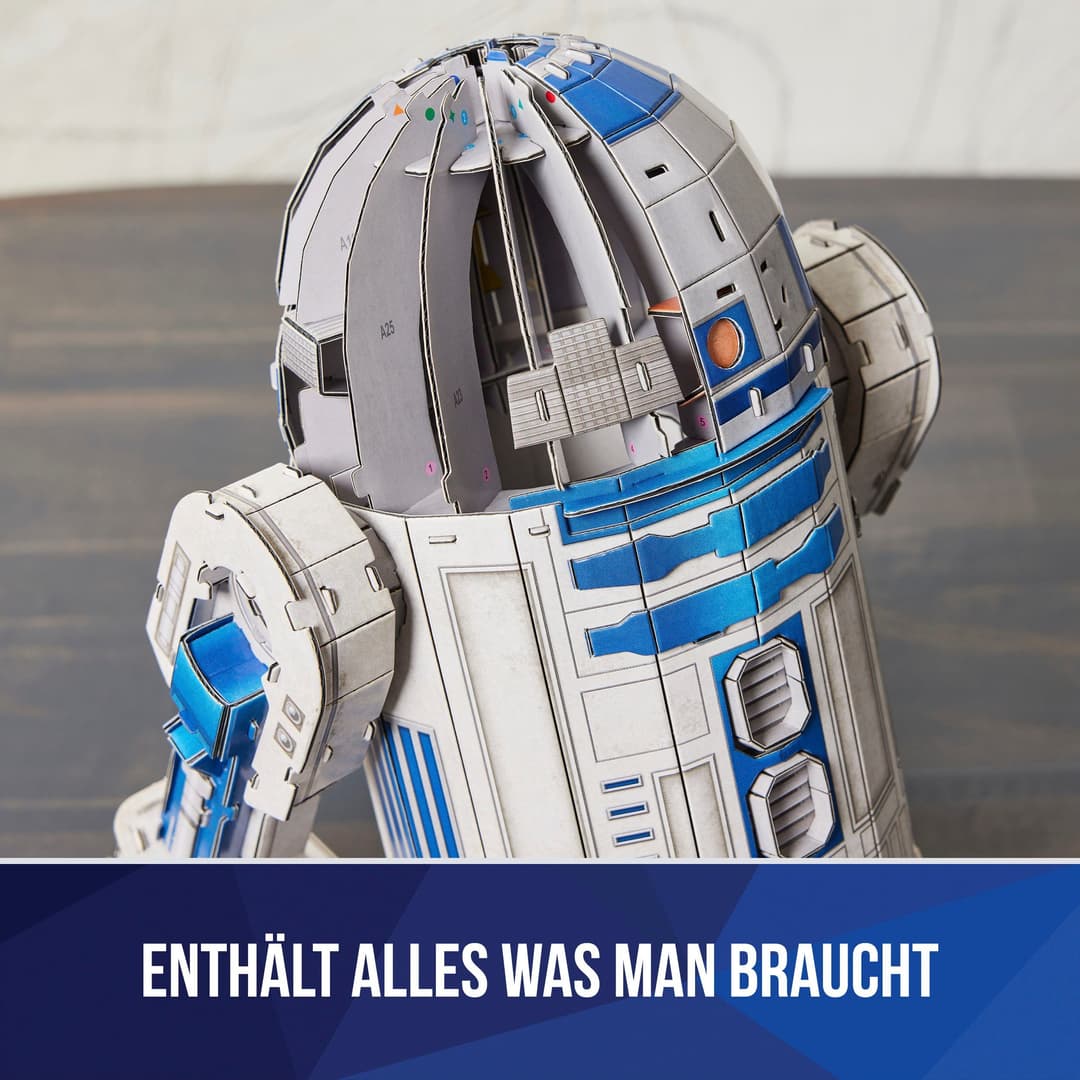 Spin Master 4D Build Star Wars R2-D2 Roboter | Mehrfarbig