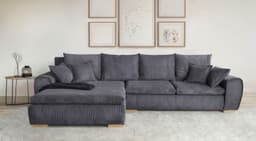 Home affaire Ecksofa Katja L-Form | Grau