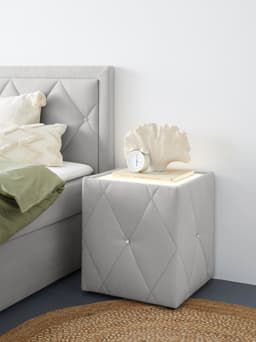 Home affaire Nachttisch Alfie | Grau