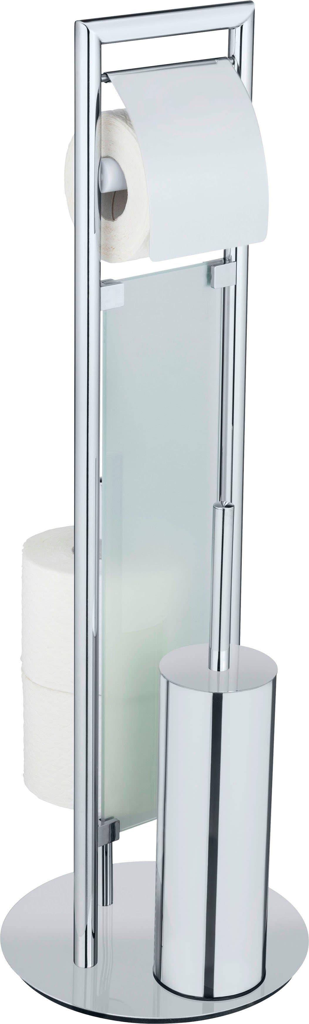WENKO WC-Garnitur Sulmona | Silber
