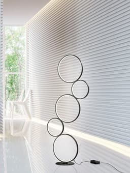 TRIO Leuchten LED Stehlampe Rondo | Schwarz