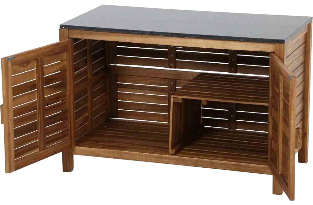 Siena Garden Gartentisch Riva | Holztöne