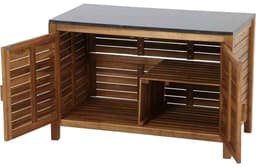 Siena Garden Gartentisch Riva | Holztöne