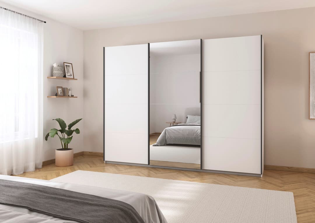 OTTO home Schwebetürenschrank AGORDO | Weiß
