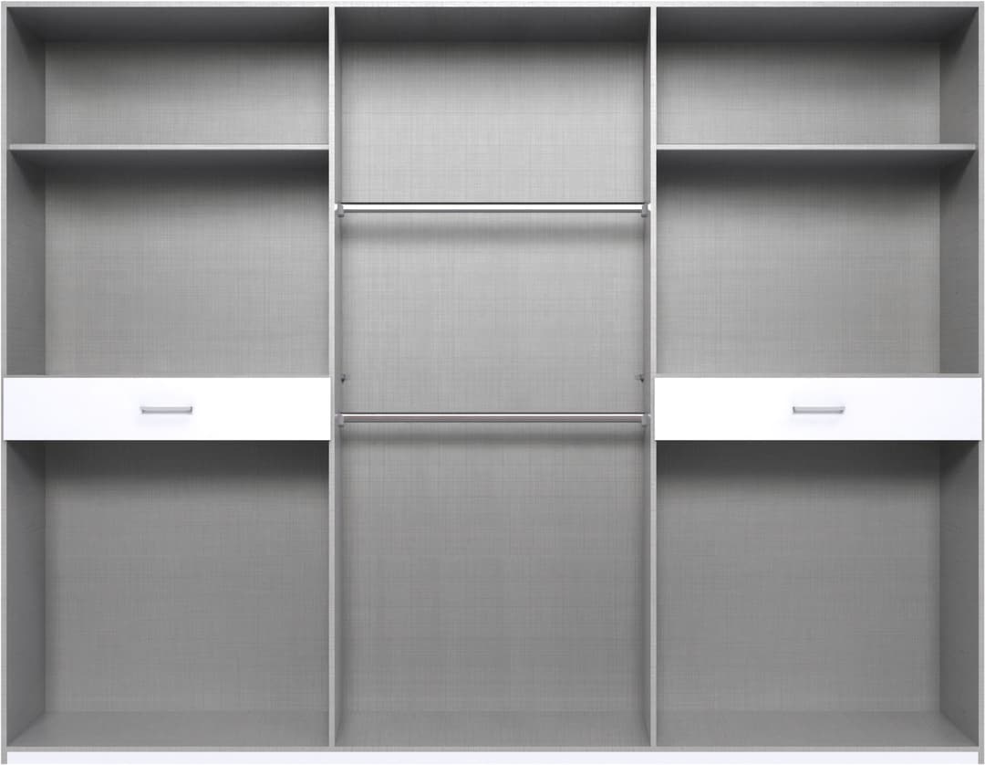 Wimex Tibet Kleiderschrank | Weiß