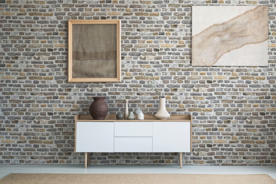A.S. Création Vliestapete Bricks & Stones | Grau