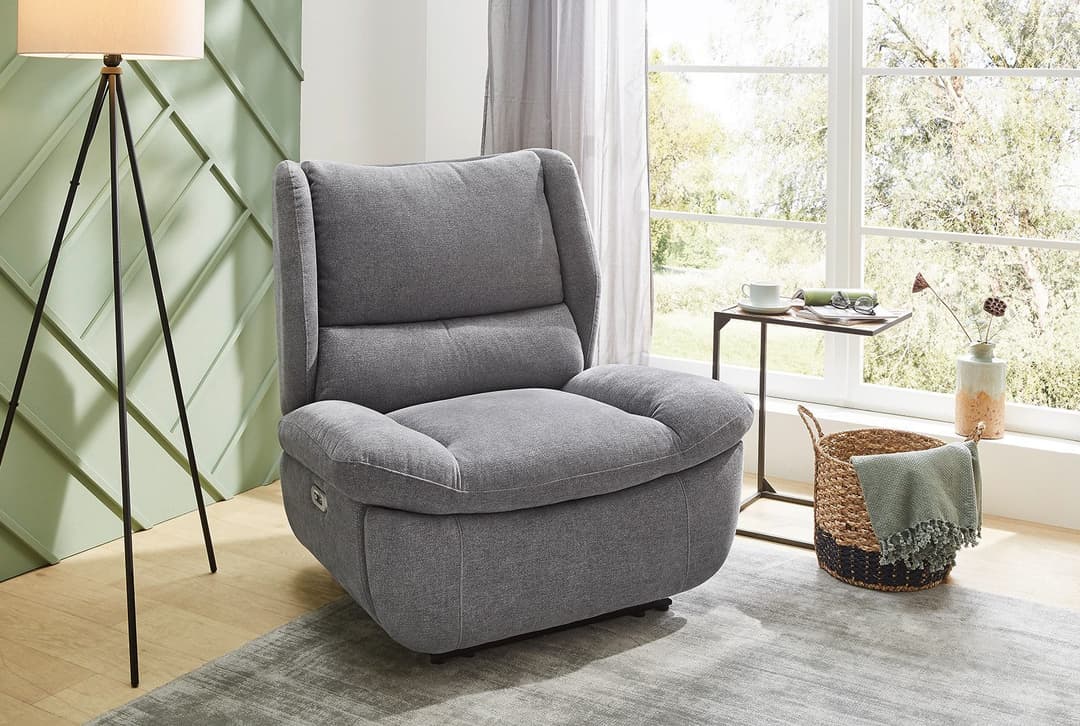 Jockenhöfer Gruppe Relaxsessel Daytona | Grau