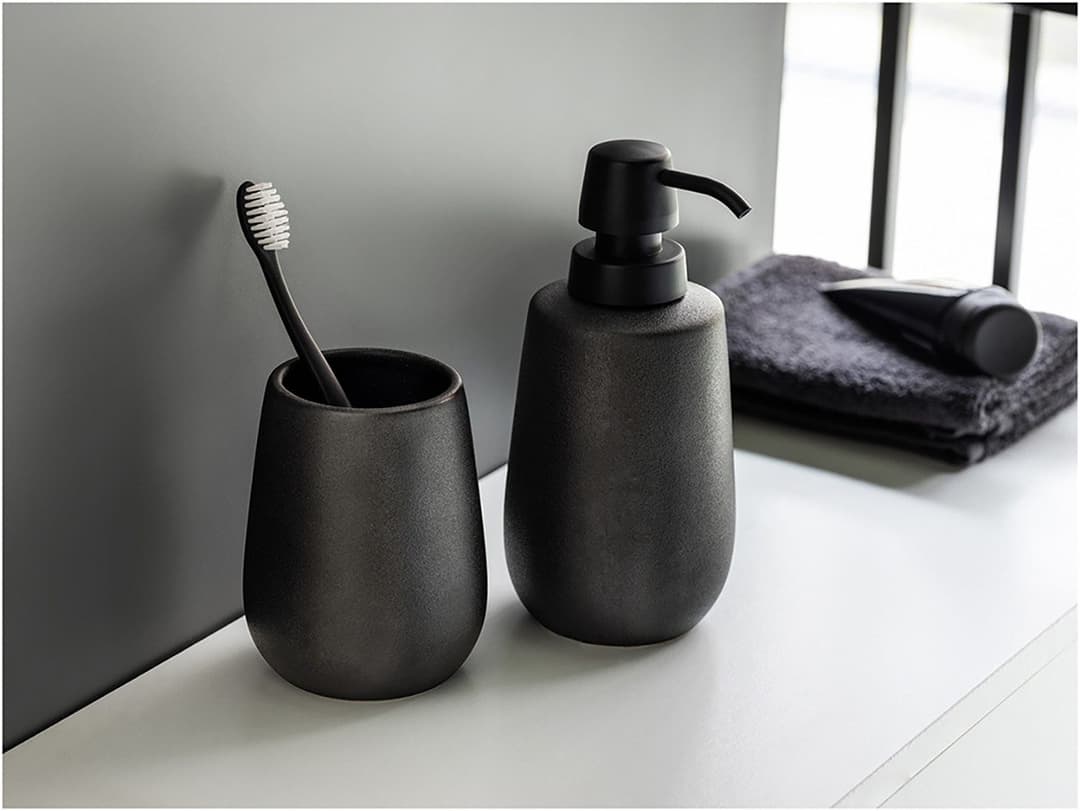 Wenko Badaccessoire-Set Nerno | Schwarz