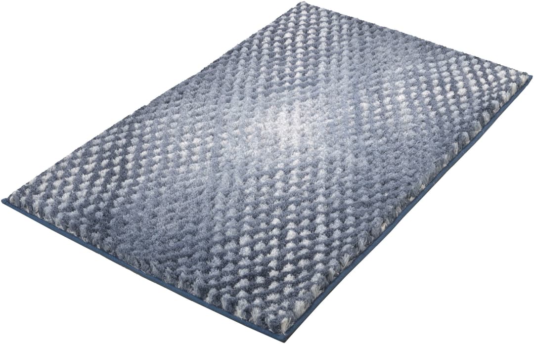 Kleine Wolke Badematte Cory | Blau