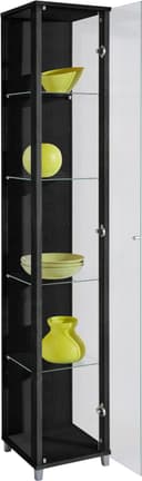 fif möbel Vitrine OPTIMA | Schwarz
