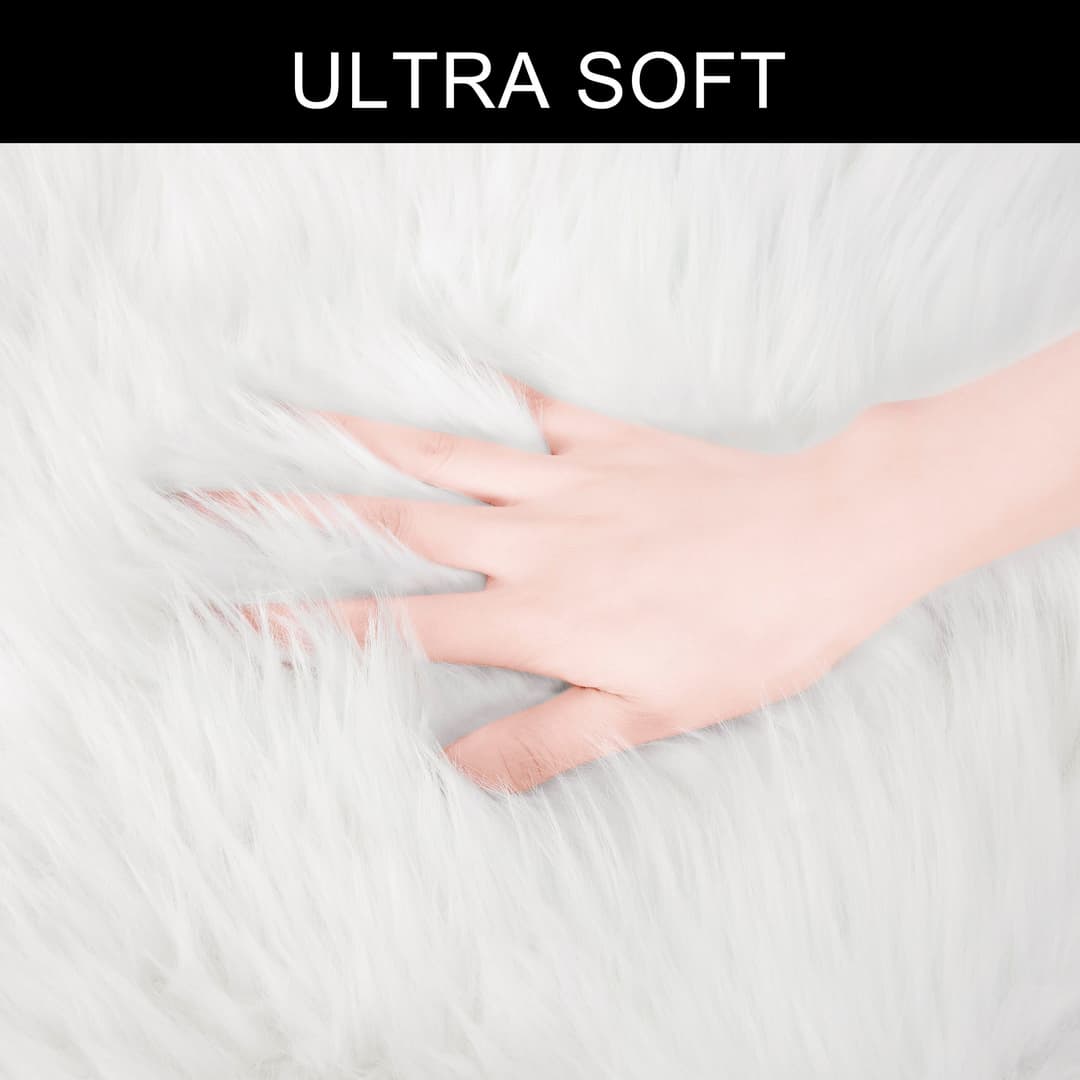 OTTO home Hochflor-Teppich Valeria | Weiß