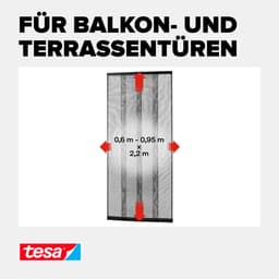 tesa Insektenschutz-Tür Insect Stop ALU Lamellentür teleskopierbar