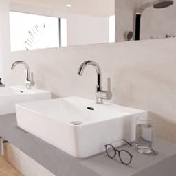 welltime Waschtischarmatur Adria | Silber
