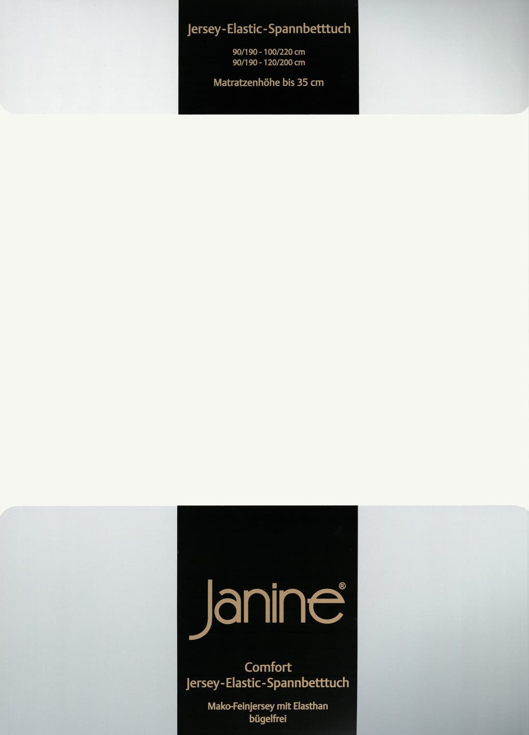 Janine Spannbettlaken ELASTIC 5002 | Beige