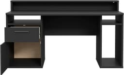 FORTE Gamingtisch Tezaur | Schwarz