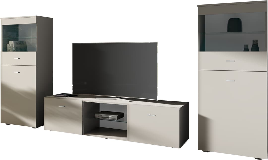 borchardt Möbel Wohnwand Scala | Beige
