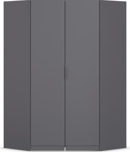 rauch Kleiderschrank Eckschrank LAGOA | Grau