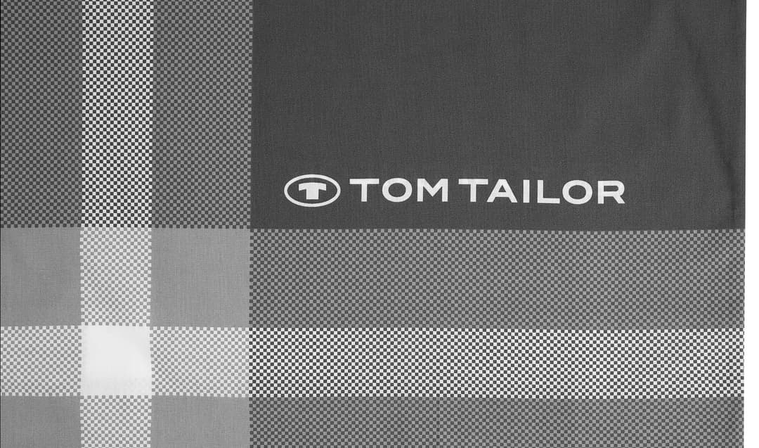 TOM TAILOR HOME Bettwäsche Nick | Grau
