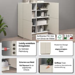 OTTO home Highboard VELA | Beige