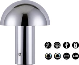 s.Oliver LED Tischleuchte Hillu | Silber