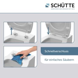 Schütte WC-Sitz SLIM | Grau