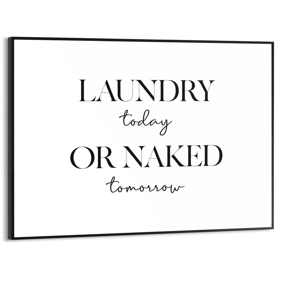 Reinders! Poster Naked Laundry | Schwarz