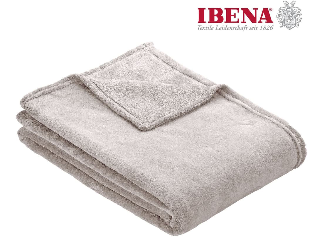 IBENA Wohndecke Olbia | Grau